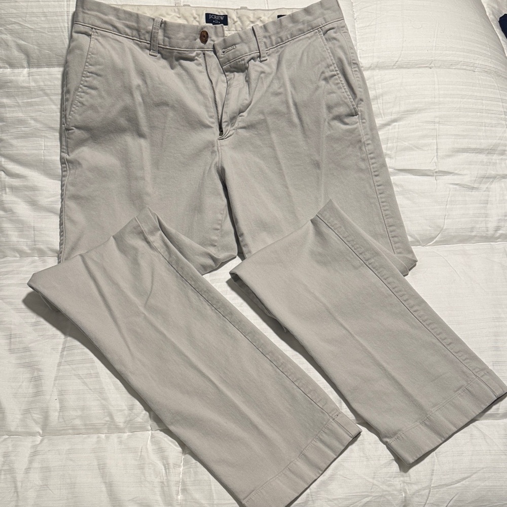 J. Crew Men's Soft Gray Chinos